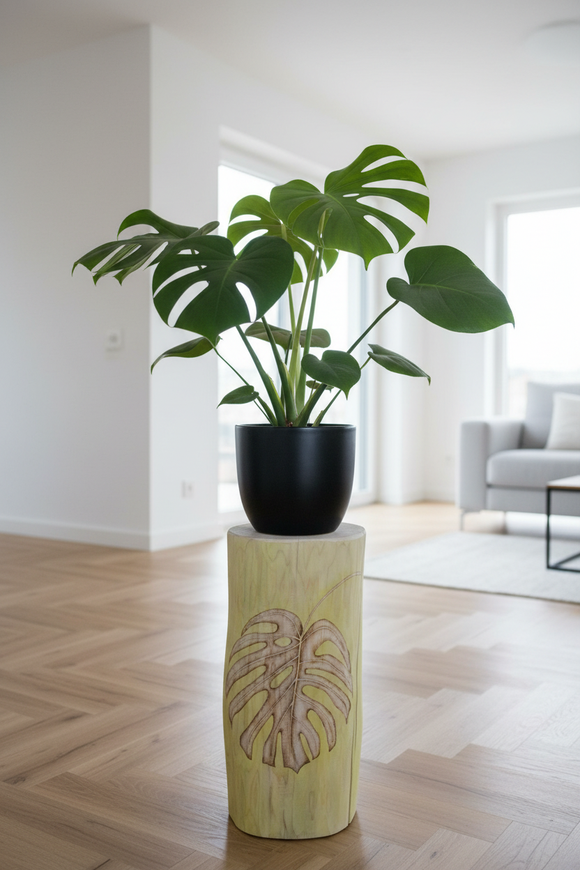 špalek s motivem monstery